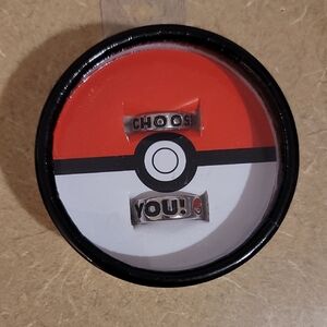Pokémon Themed Silver Rings